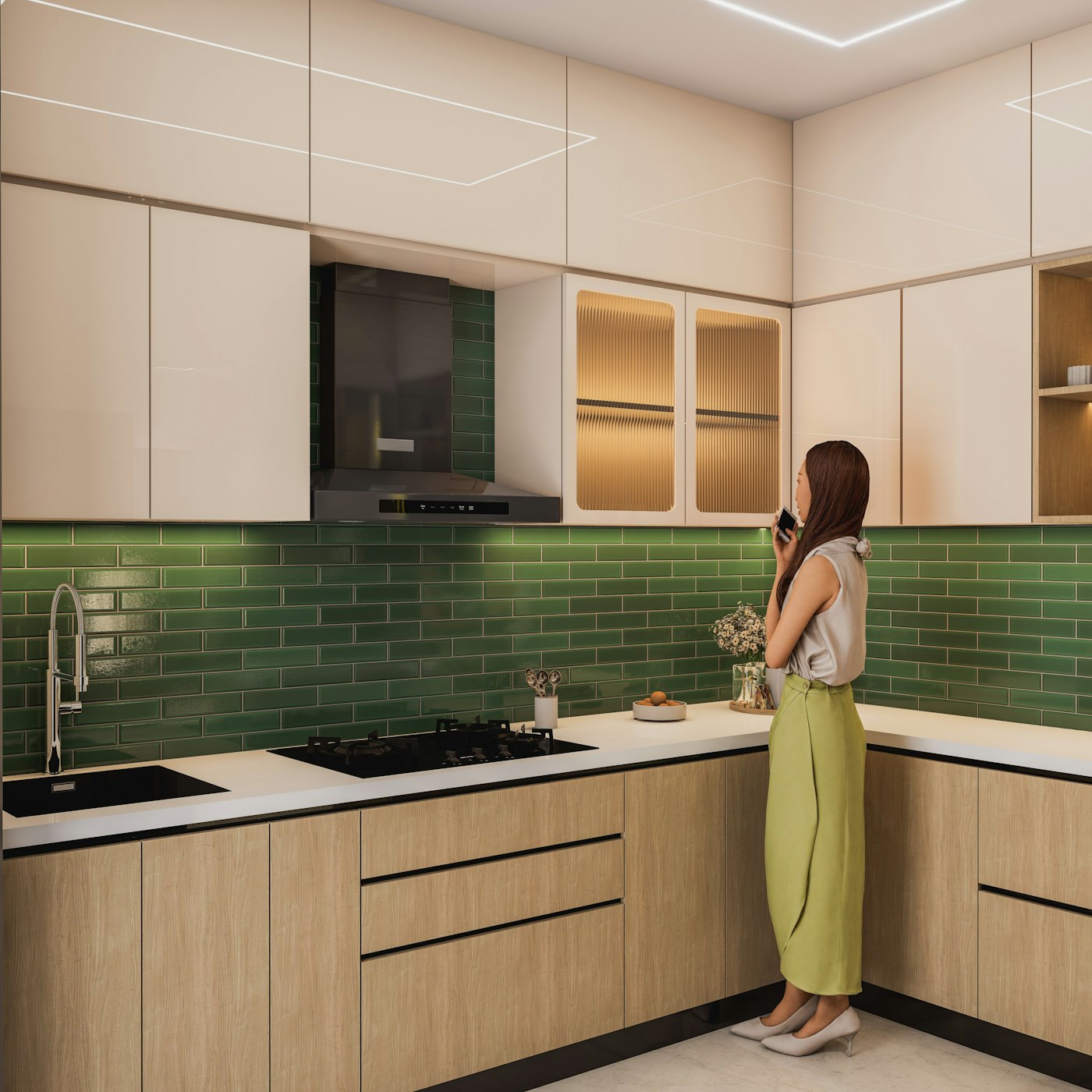 Tile and material selections for remodel budgeting